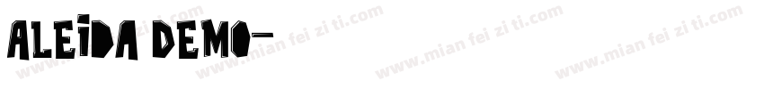 Aleida Demo字体转换